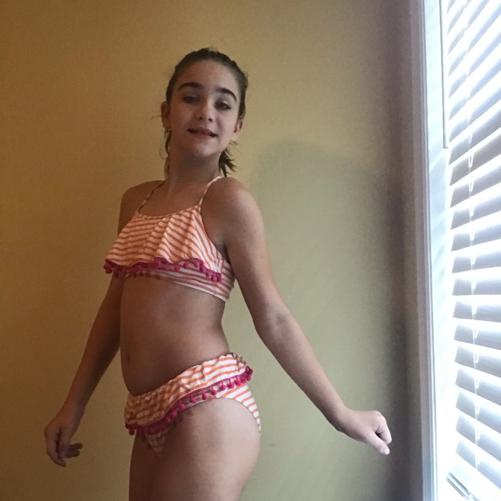 Betsey Johnson 2 piece bathing suit for kids